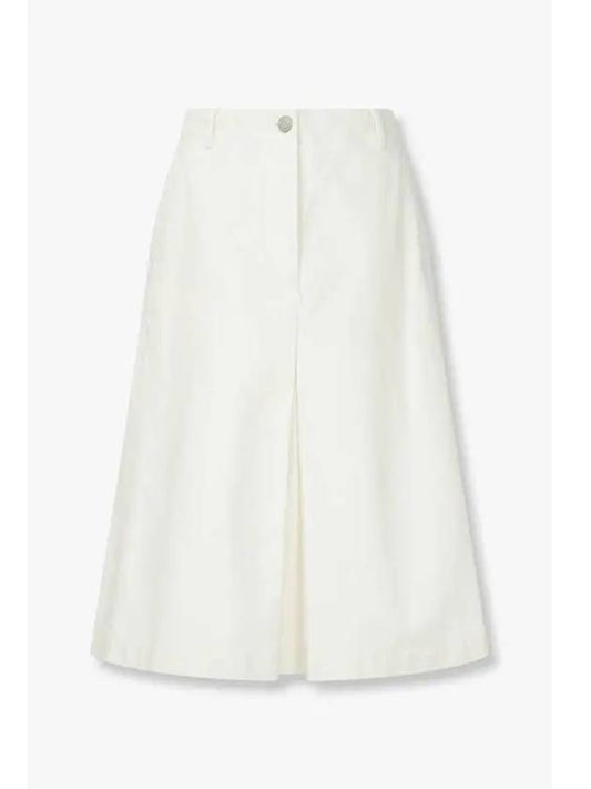 Women s Inverted Midi Denim Skirt White - DRIES VAN NOTEN - BALAAN 1