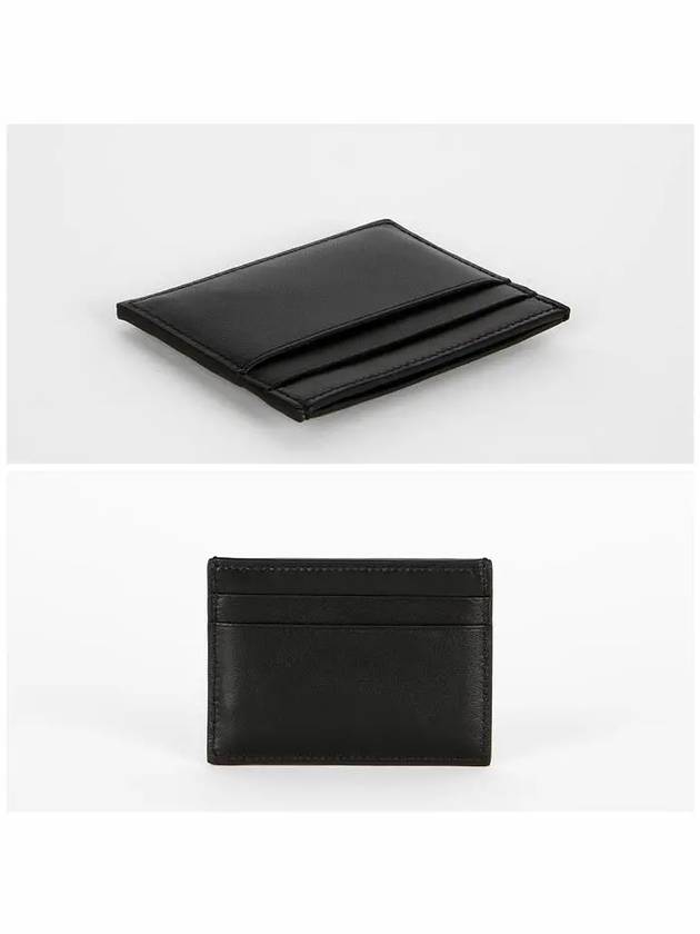 Puffer Anagram Plain Shiny Nappa Calfskin Card Wallet Black - LOEWE - BALAAN 4