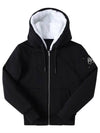 Classic Bunny 3 White Lining Zip Up Hoodie Black - MOOSE KNUCKLES - BALAAN 2