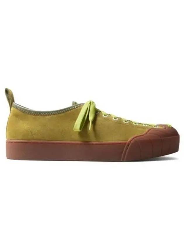 ISI Leather Low Top Sneakers Green - SUNNEI - BALAAN 2