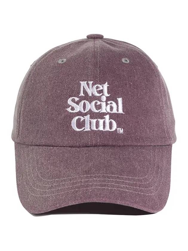 PIGMENT STITCH CAP PLUM PURPLE - NET SOCIAL CLUB - BALAAN 3