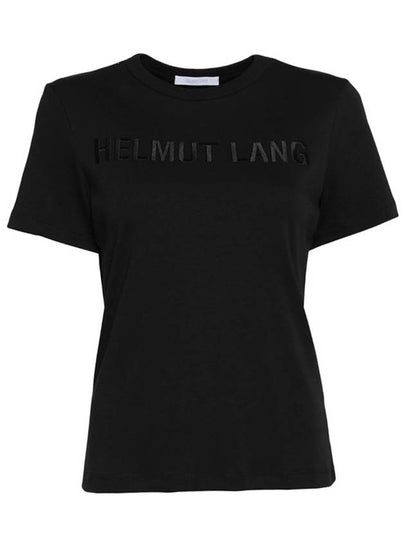 Crew Neck Short Sleeve T-Shirt Black - HELMUT LANG - BALAAN 2