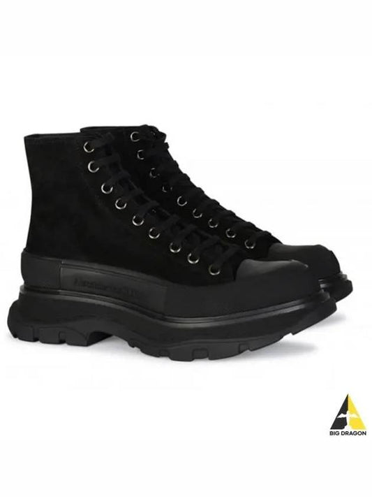 Tread Slick High Top Sneakers Black - ALEXANDER MCQUEEN - BALAAN 2