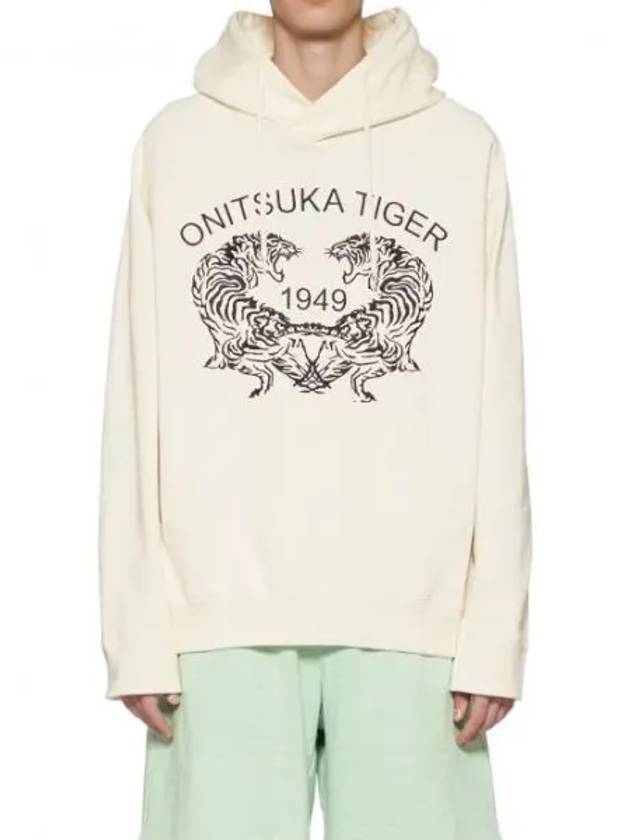 Onitsuka Tiger Vintage Embroidery Hoodie 2183B185 100 - ONITSUKA TIGER - BALAAN 2