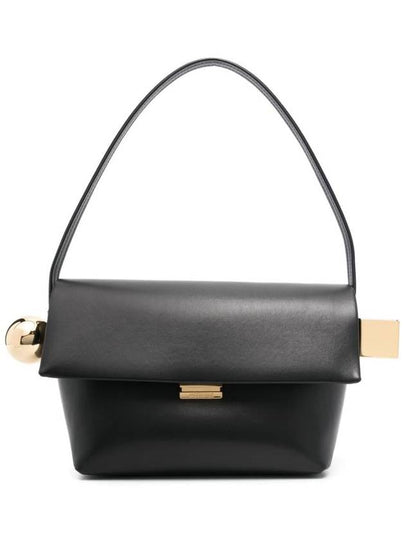 The Ronde Carre Shoulder Bag Black - JACQUEMUS - BALAAN 2