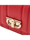 Women's New Gancini Shoulder Bag 21 4971 FLAME RED 0765518 - SALVATORE FERRAGAMO - BALAAN 6