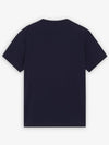 Chillax Fox Patch Classic Short Sleeve T-Shirt Navy - MAISON KITSUNE - BALAAN 3