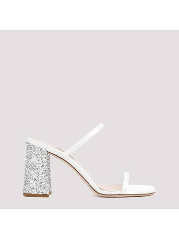 Sandals 5XX589 3APE F0J36 BIANCO ARGENTO - MIU MIU - BALAAN 1