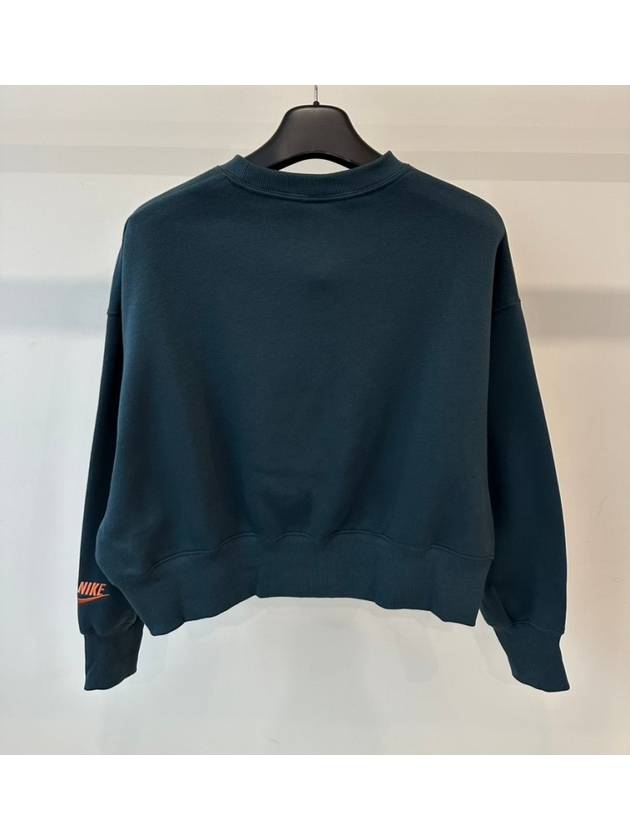 Sportswear Oversized Crew Neck Sweatshirt Dark Green - NIKE - BALAAN 7