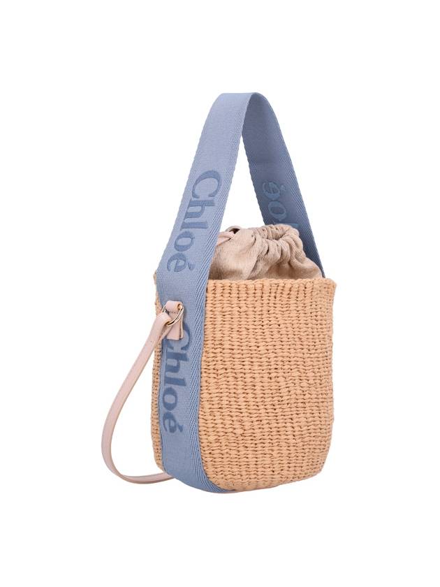 Small Woody Logo Bucket Bag Beige - CHLOE - BALAAN 3