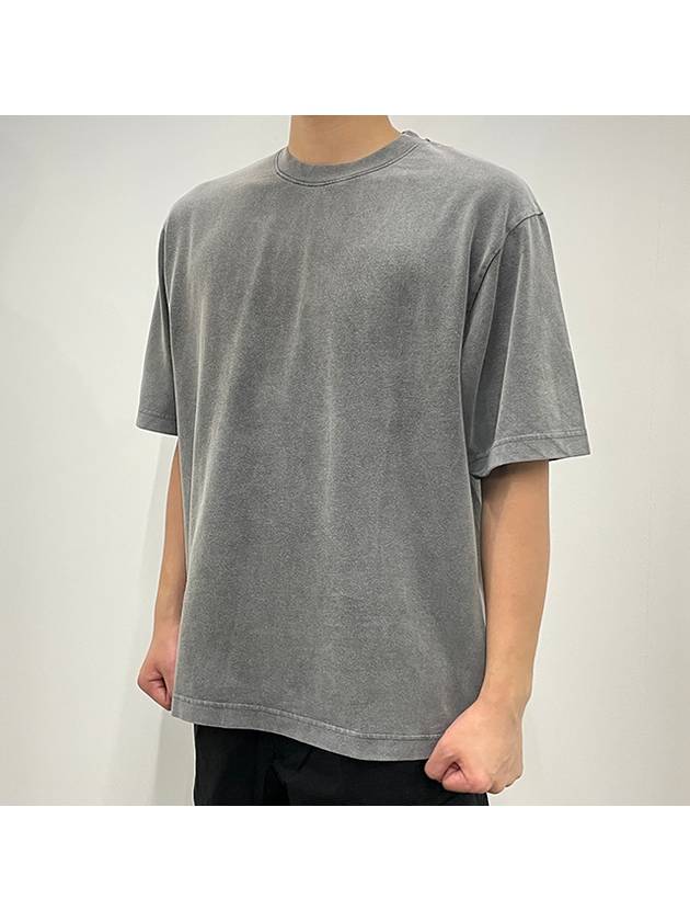 Back Logo Patch Crew Neck Short Sleeve T-Shirt Faded Black - ACNE STUDIOS - BALAAN 4