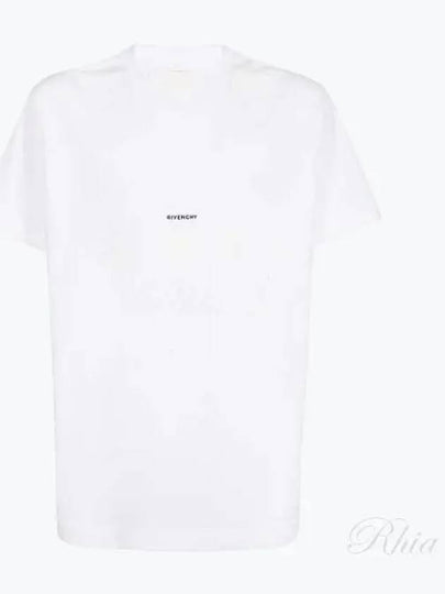 G Rider Oversized Short Sleeved T-Shirt White - GIVENCHY - BALAAN 2