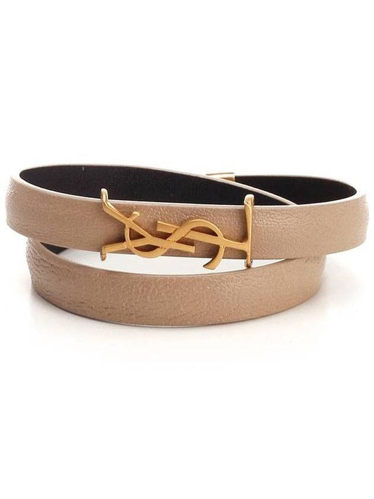 Monogram Logo Bracelet Beige - SAINT LAURENT - BALAAN 1