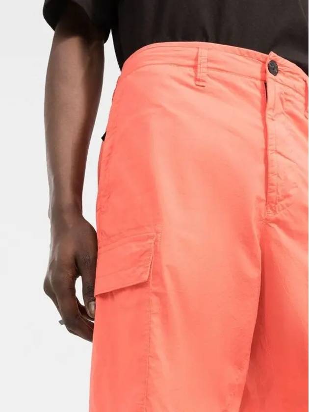 Cargo Bermuda Shorts Orange - STONE ISLAND - BALAAN 3