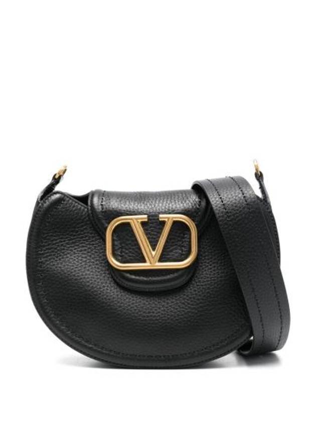 Garavani V Logo Shoulder Bag Black - VALENTINO - BALAAN 1