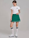 Color combination tape double pleated skirt MW4SS602 - P_LABEL - BALAAN 9