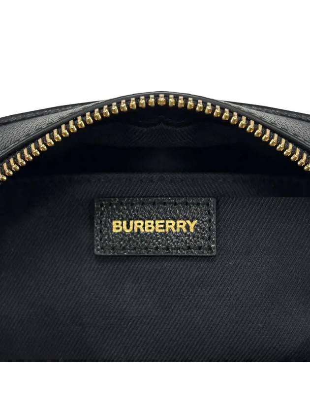 Checked Leather Camera Cross Bag Brown - BURBERRY - BALAAN 8