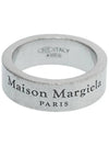 Logo Medium Ring Matte Silver - MAISON MARGIELA - BALAAN 3