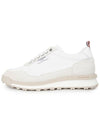 Alumni Eco Nylon Sneaker Tonal White Fun Mix - THOM BROWNE - BALAAN 4