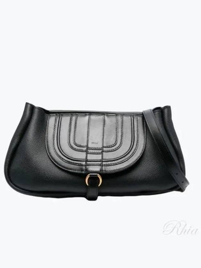 Calfskin Clutch Shoulder Bag Black - CHLOE - BALAAN 2