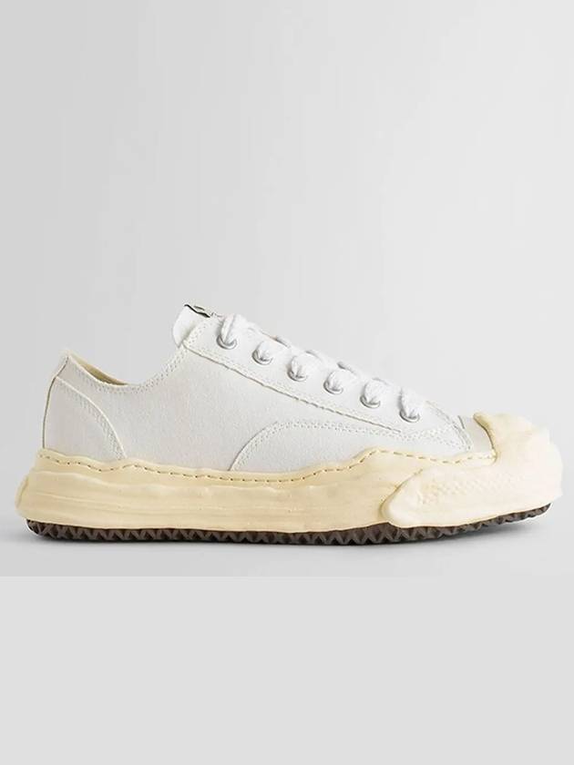 Hank Canvas Low Top Sneakers White - MIHARA YASUHIRO - BALAAN 2