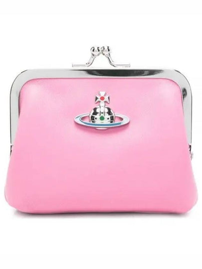 Nappa Leather ORB Logo Coin Purse Pink - VIVIENNE WESTWOOD - BALAAN 2