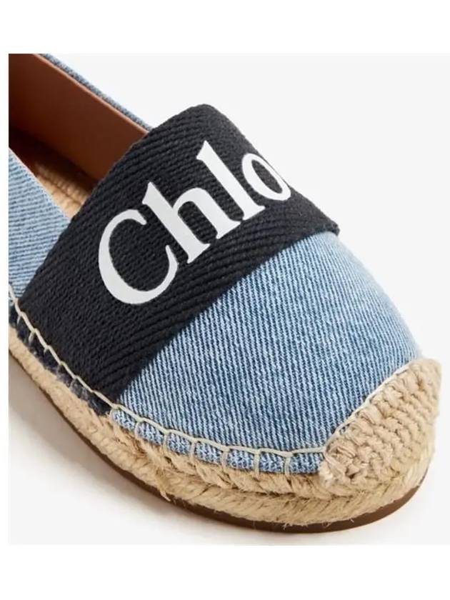 Kids 28 35 Logo Denim Espadrilles - CHLOE - BALAAN 5