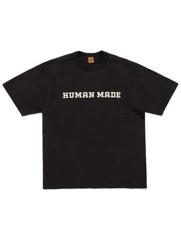 Graphic Short Sleeve T Shirt 16 Black HM28TE019 - HUMAN MADE - BALAAN 1