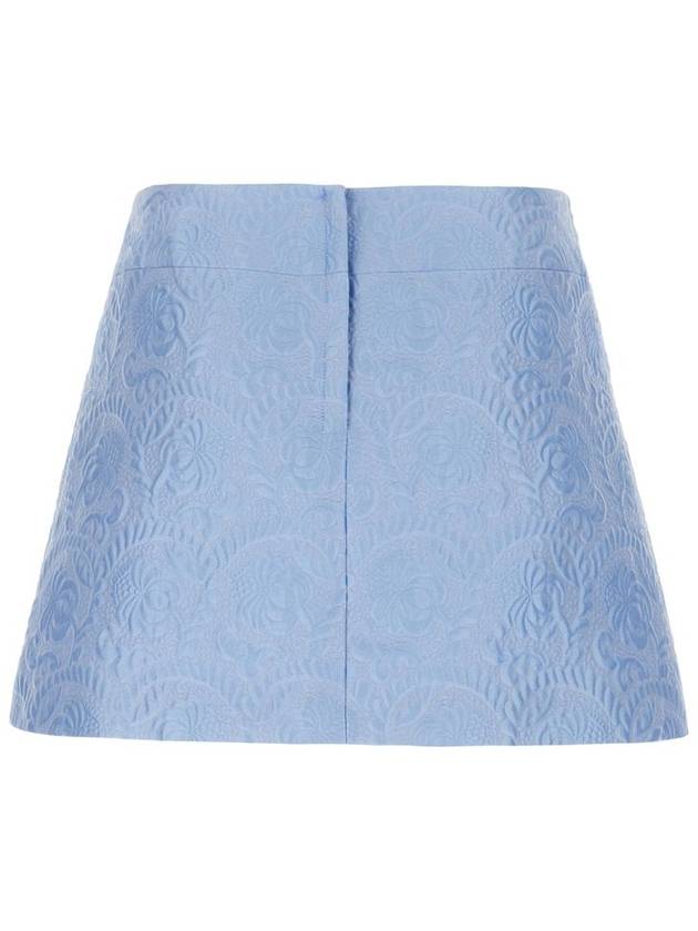 Dolce & Gabbana Light Blue Cotton Skirt - DOLCE&GABBANA - BALAAN 2