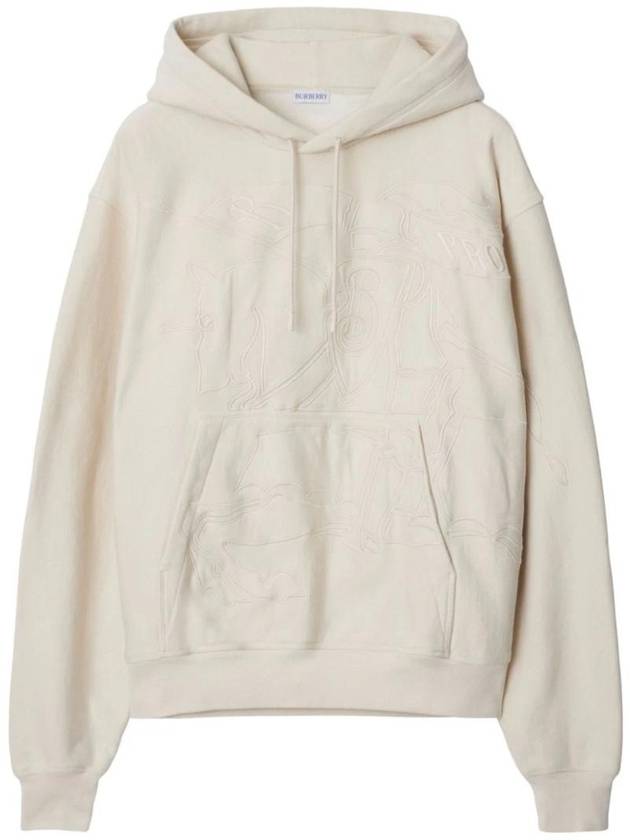 EKD Appliqué Cotton Blend Hooded Tundra - BURBERRY - BALAAN 1