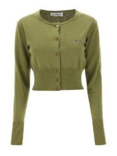 Bea Cropped Cardigan Sage Green - VIVIENNE WESTWOOD - BALAAN 2