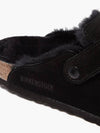 Boston Boston Buckle Suede Crocs Black - BIRKENSTOCK - BALAAN 3