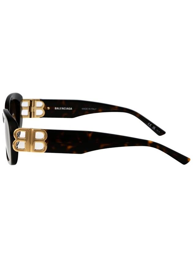 Eyewear Rectangle Acetate Sunglasses Havana - BALENCIAGA - BALAAN 4