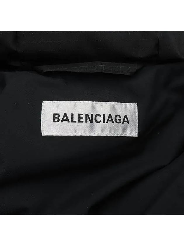 556725 Black Crop Women s Padded Jumper - BALENCIAGA - BALAAN 4