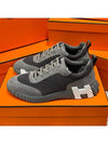 Men's Bouncing Sneakers Dark Gray Mesh H White Logo - HERMES - BALAAN 2