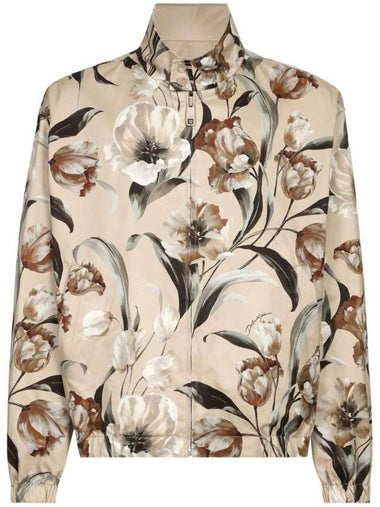 Reversible floral print jacket G9AZDTFS6N5 - DOLCE&GABBANA - BALAAN 1