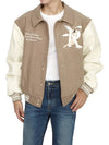 Storms In Heaven Varsity Jacket Mushroom - REPRESENT - BALAAN 7