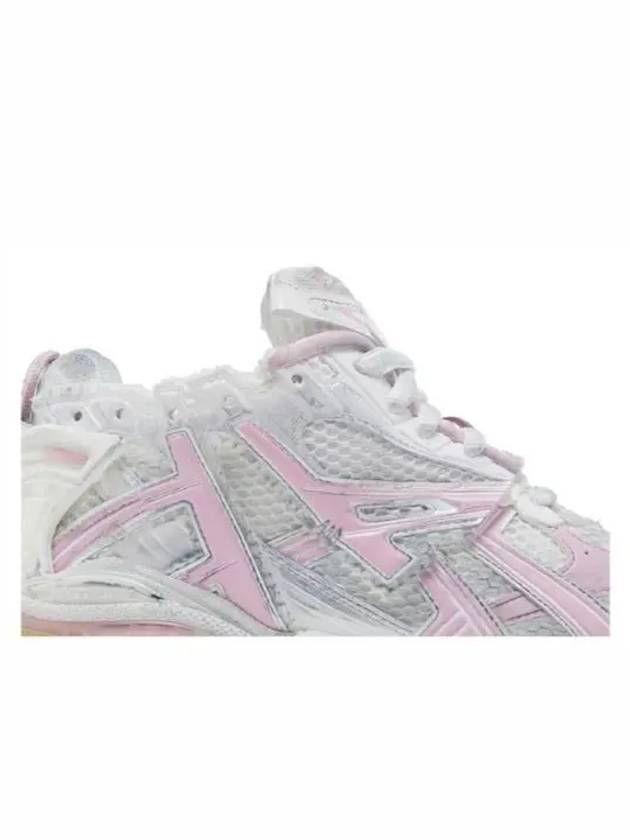 Runner Low Top Sneakers White Pink - BALENCIAGA - BALAAN 4