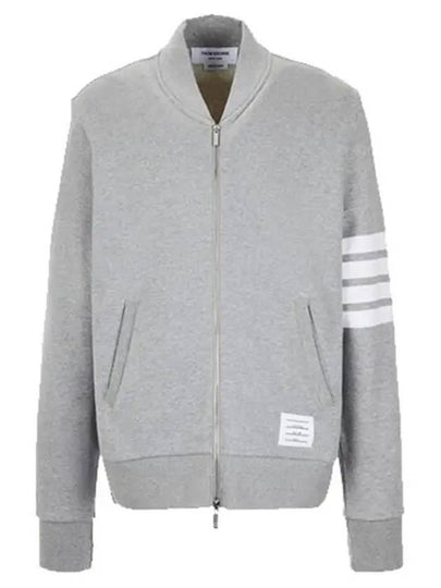 4 Bar Engineered Bomber Jacket Light Grey - THOM BROWNE - BALAAN 2