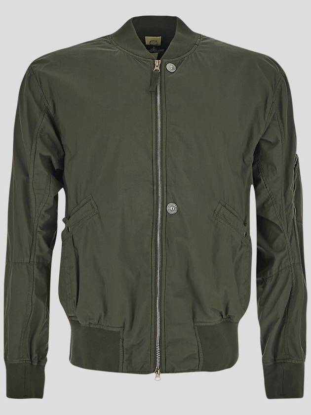 Men's Shadow Project Bomber Jacket Brown - STONE ISLAND - BALAAN 2