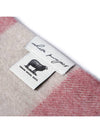 Pattern Virgin Wool Muffler Pink - WHITE PROJECT - BALAAN 4