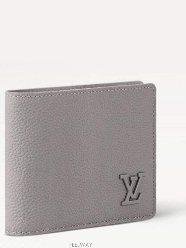 Multiple LV Aerogram Half Wallet Grey - LOUIS VUITTON - BALAAN 3