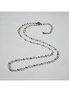 crystal bead necklace silver - BASSCLEF - BALAAN 7