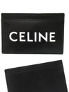 Lettering Logo Printing Card Wallet Black - CELINE - BALAAN 2