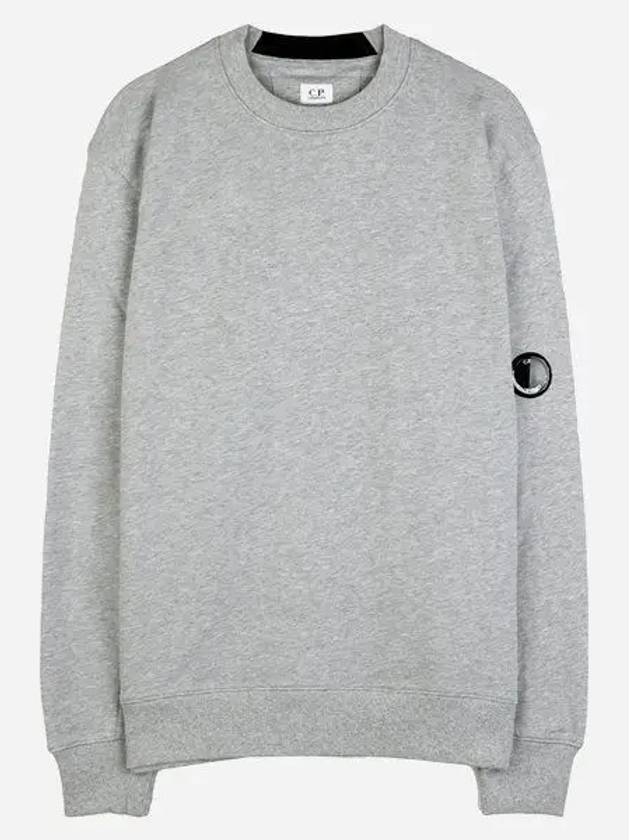 Diagonal Raised Fleece Sweatshirt Grey - CP COMPANY - BALAAN 2