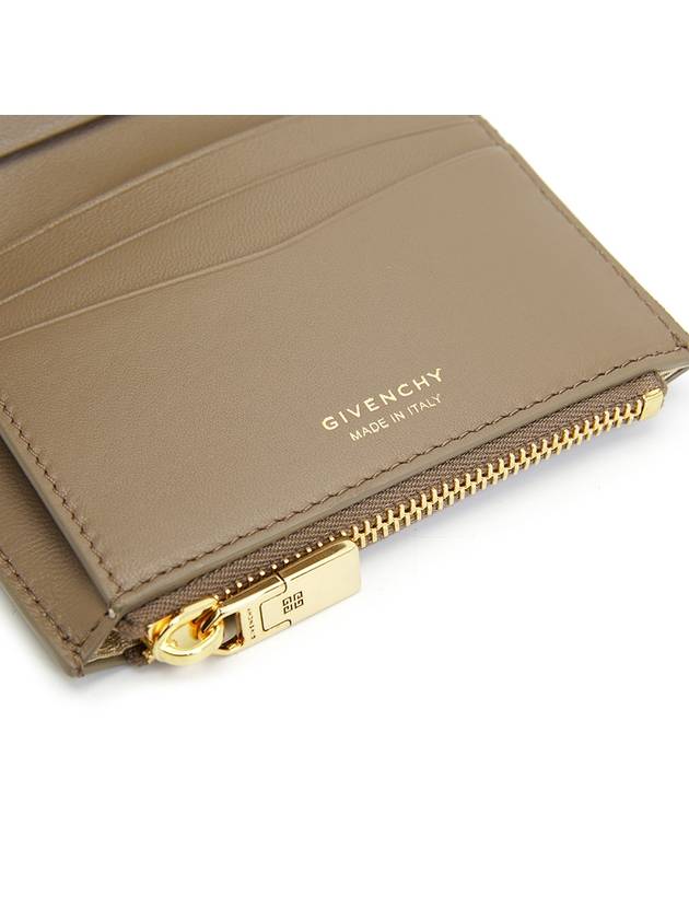 4G Logo Half Wallet Brown - GIVENCHY - BALAAN 7