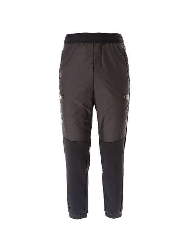 Logo Tech Track Pants Grey Black - EMPORIO ARMANI - BALAAN 1