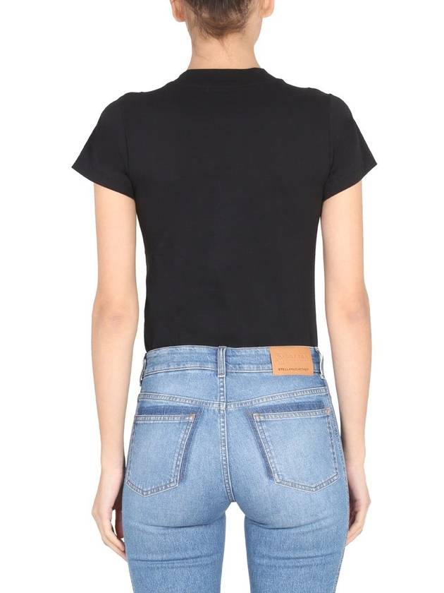 23 ss crew neck t-shirt 6J00723SPX101000 B0040197784 - STELLA MCCARTNEY - BALAAN 4