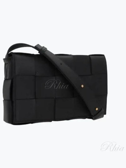 Intrecciato Cassette Cross Bag Black - BOTTEGA VENETA - BALAAN 2