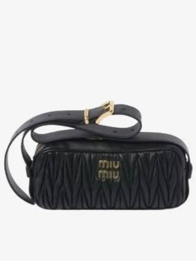 Materasse Nappa Leather Cross Bag Black - MIU MIU - BALAAN 2